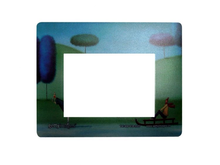 Mouse pad with photo frame-Frame mouse pad
