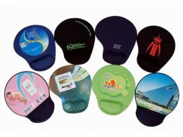 Custom printed gel mouse pads