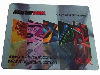 Custom Printed Smooth Fabric Rubber Mouse Pad For Promotion