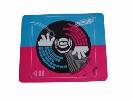 Heat Transfer Printed Rubber Mouse Mats For Advertising 210x260mm