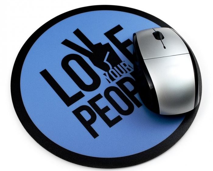 Smooth Fabric Promotional Mouse Pads, Custom Printed Rubber Mouse Mats