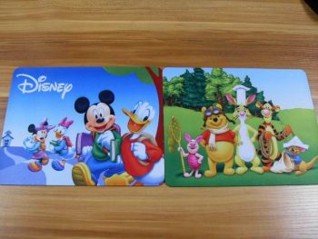 Customized Cute Catoon Rubber Mouse Pad With Full Color Printing