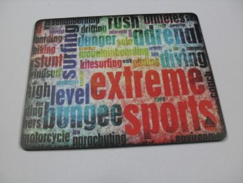 Full Color Printed Durable Cloth Mouse Pad With Non Slip Rubber Base