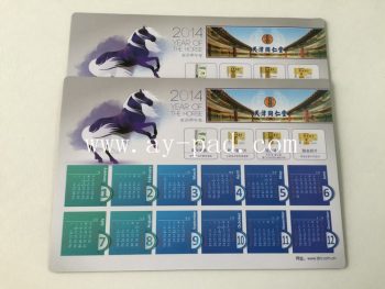 2014 Calendar Promotional Rubber Desk Pad,Desk Top Advertising Mat