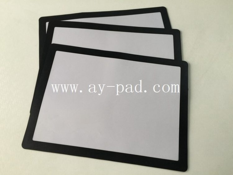 Black Frame Menu Counter Mat , Interchangeable Poster , Table Top Poster Displaymats