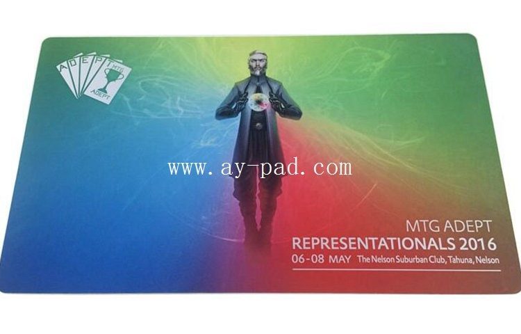 AY 2017 rubber material non-skid full printing game mat MTG cards game mat