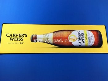 AY hot selling 2017 custom anti slip rubber beer bar mat