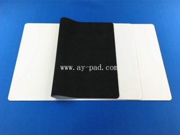 AY blank rubber play mat for card games with sublimation printing
