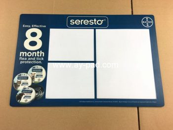 AY Customized anti slip rubber desk window counter mats