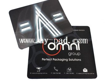 AY Hot Sales Rubber Black Mouse Mat Anti-Slip Mouse Pad
