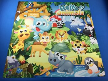 AY Custom Advertising Rubber Gaming Play Mat Kids Picture Frame Playmat